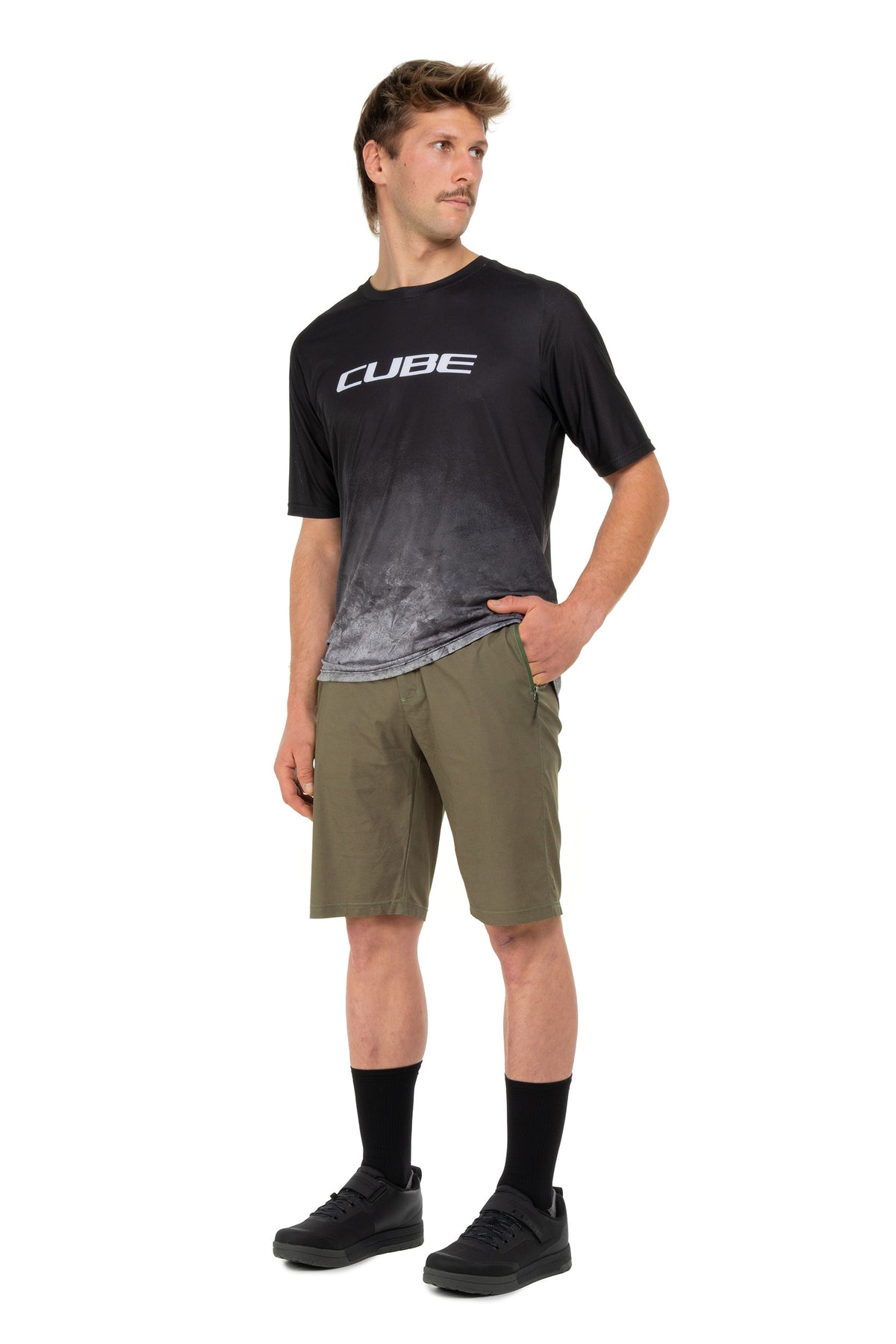 Cube Trail Short CMPT TM reed green