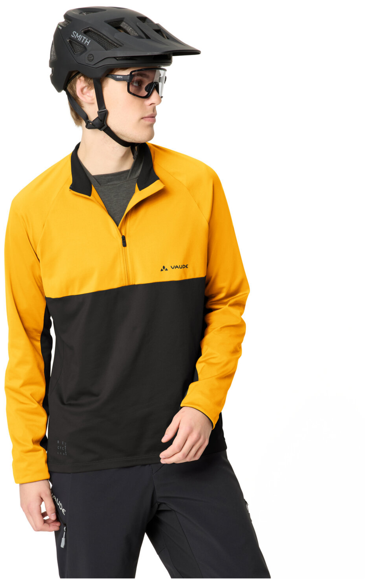 VAUDE Men's Qimsa Halfzip LS Shirt saffron