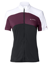 VAUDE Matera Kurzarm Full-Zip Trikot Damen schwarz/lila – aktuelle Variante