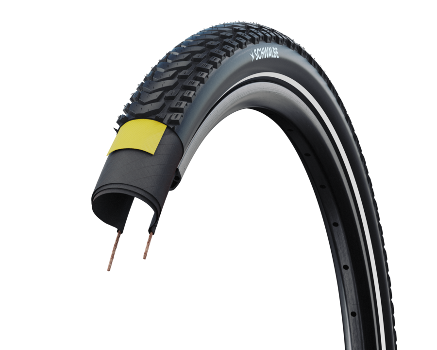Schwalbe MARATHON MONDIAL PRO Evolution V-Guard ADDIX 28" schwarz-reflex