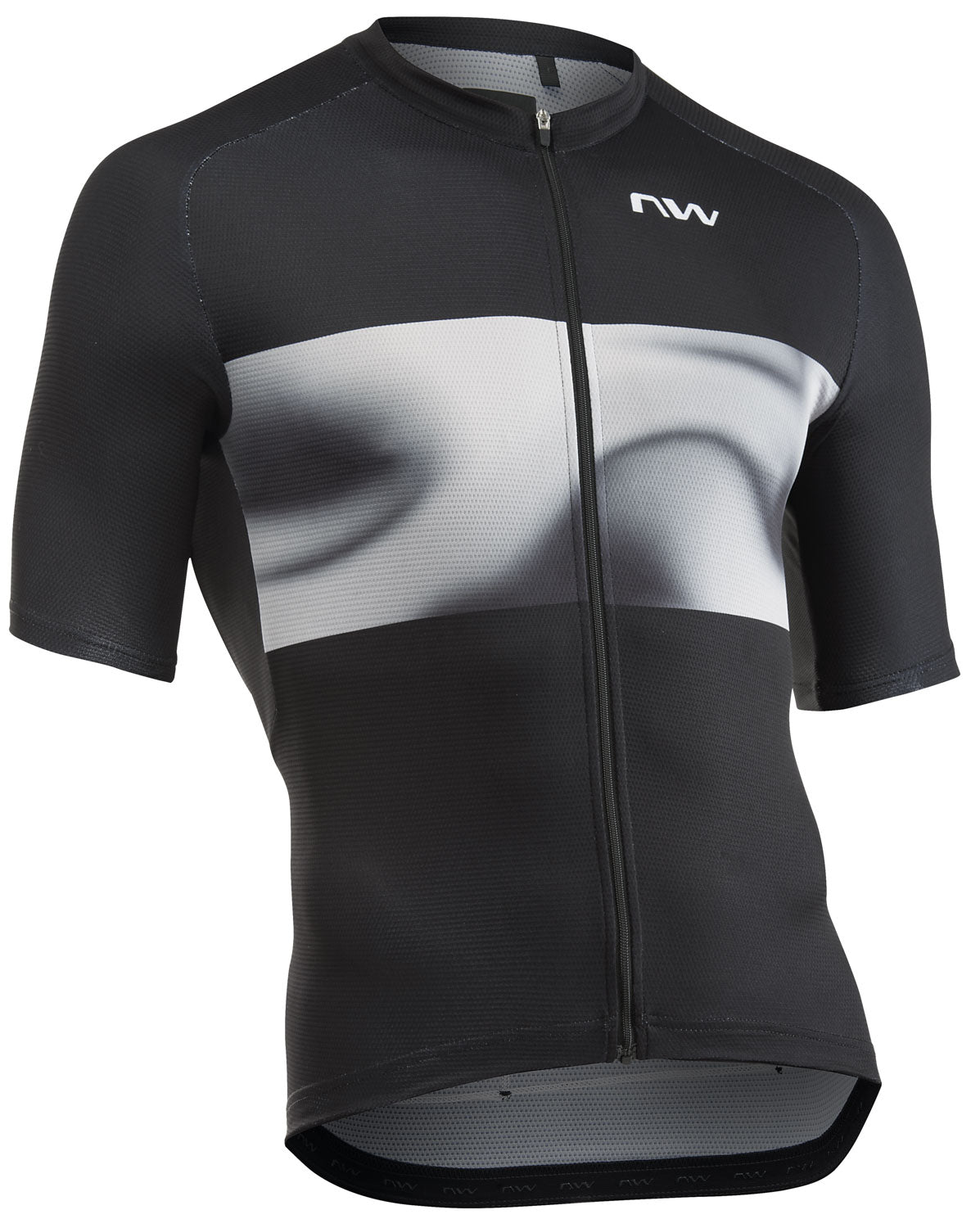 Northwave Force Evo Jersey Short Sleeve Black/Light Grey