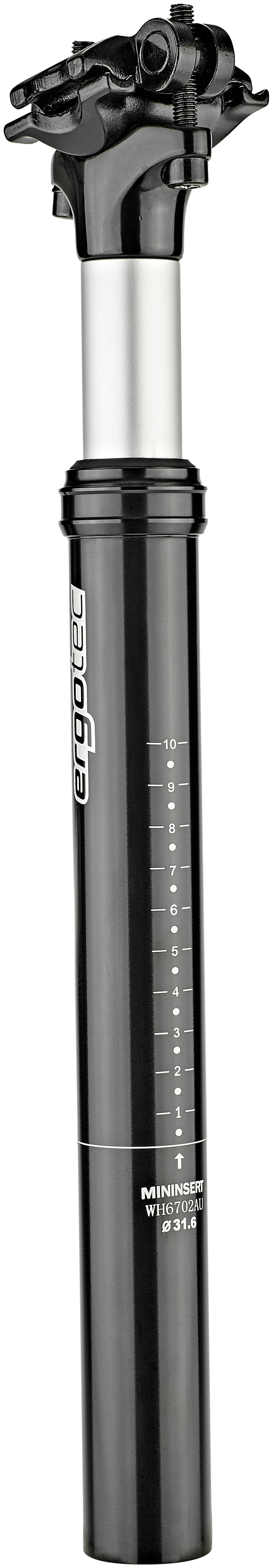 Humpert Ergotec SP-5.0 Patent Feder-Sattelstütze Ø31,6mm 45mm schwarz