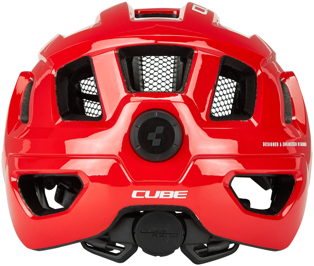CUBE Helm STEEP glossy red