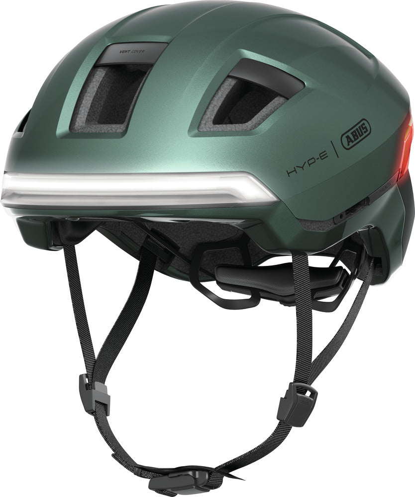 ABUS HYP-E Helm Urban jungle grün