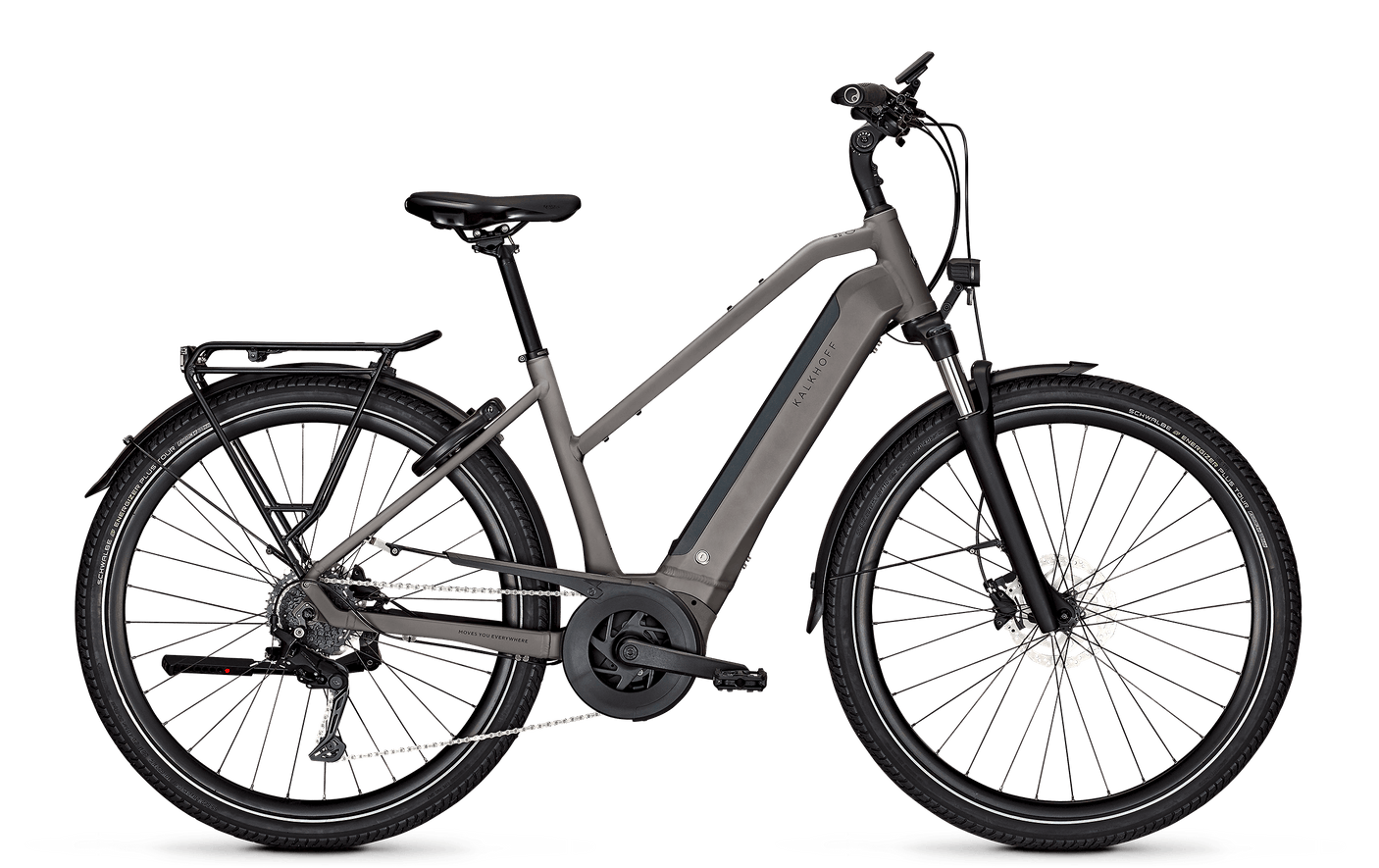 Kalkhoff Endeavour 3 Move Trapez mit Rücktrittbremse jetgrey matt (2025)