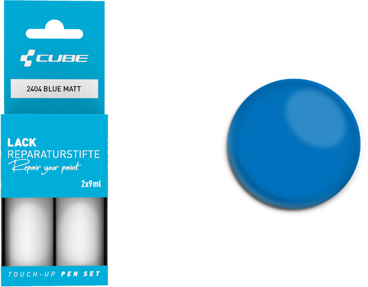CUBE Lackstift Set BLUE matt 2404