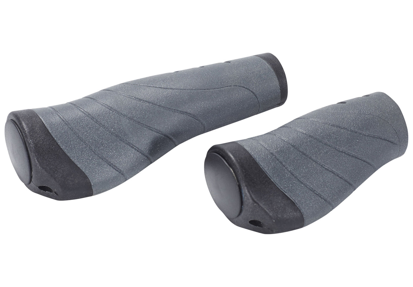 XLC GR-S04 Ergonomic Schraubgriffe schwarz/grau