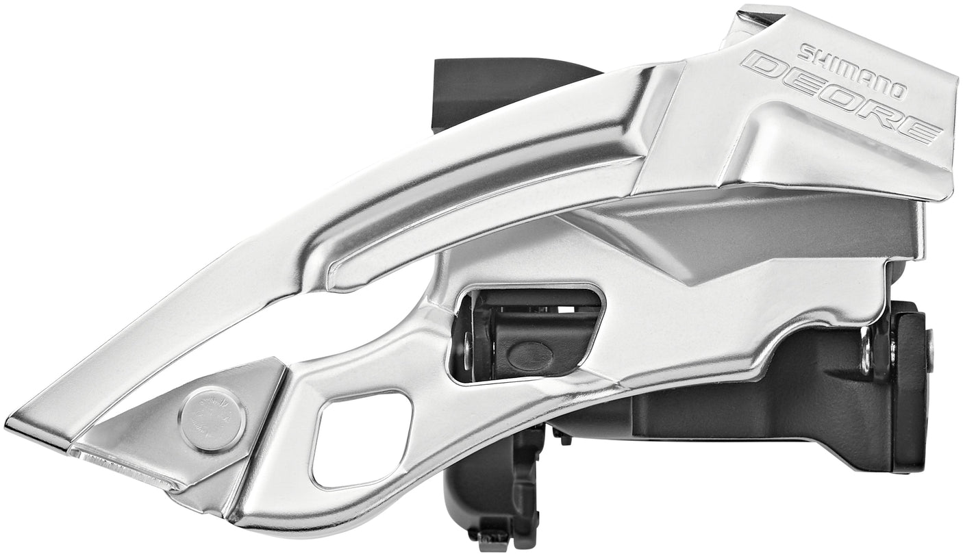 Shimano Deore Trekking FD-T6000 Umwerfer 3x10 Schelle tief Top Swing grau