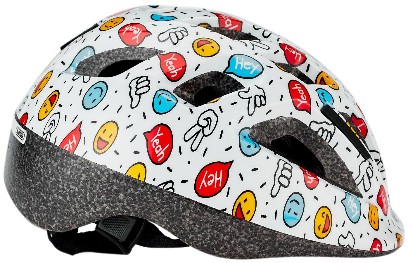 ABUS Smooty 2.0 Kinderhelm weiß smiley