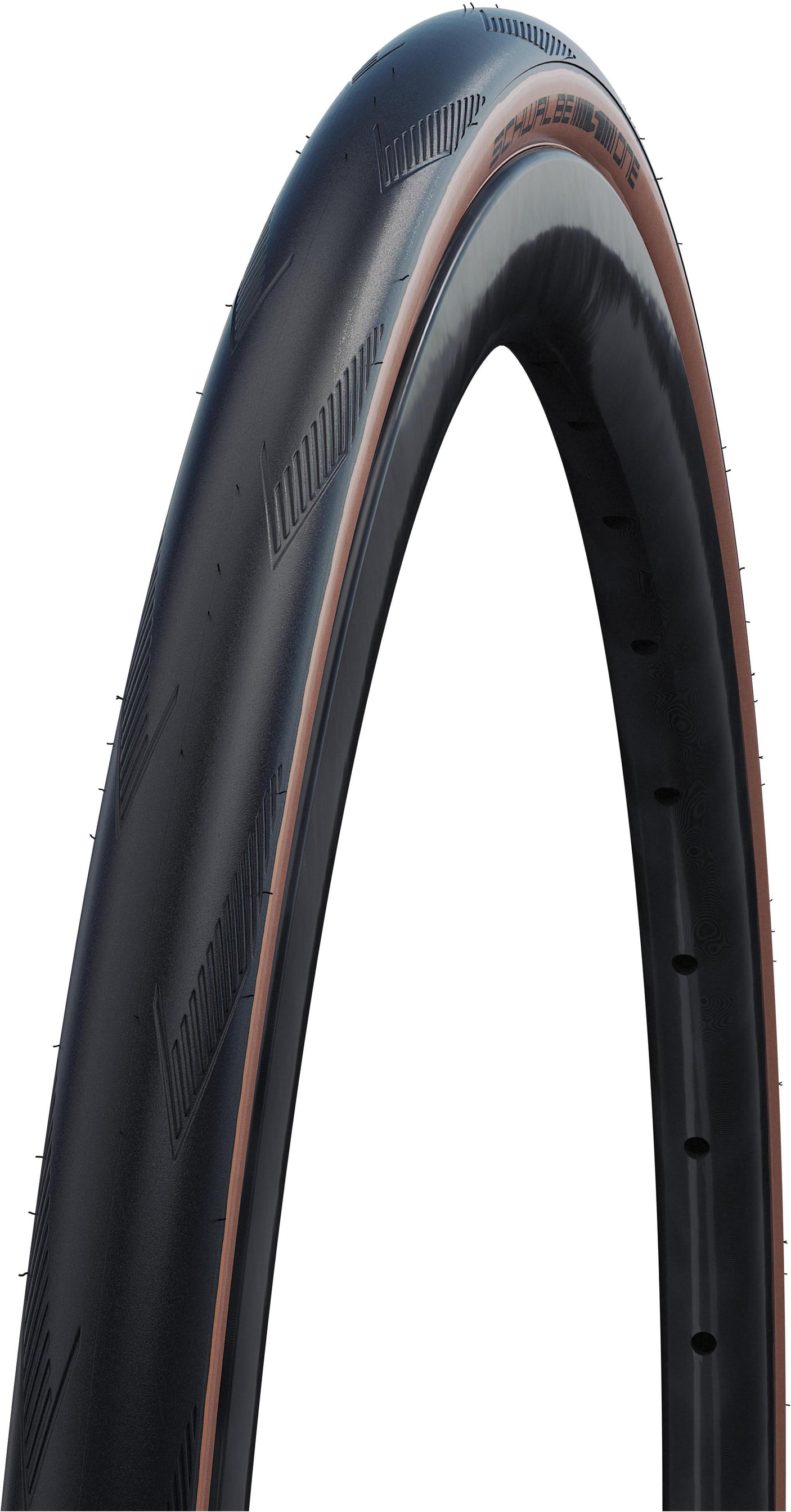 SCHWALBE One Performance Faltreifen 28x1.20" RaceGuard MicroSkin SnakeSkin TLE Addix braun/schwarz