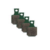 Magura 8.S Sport Scheibenbremsbeläge für 4-Kolben MT inkl. 2 Befestigungsschrauben grün – aktuelle Variante