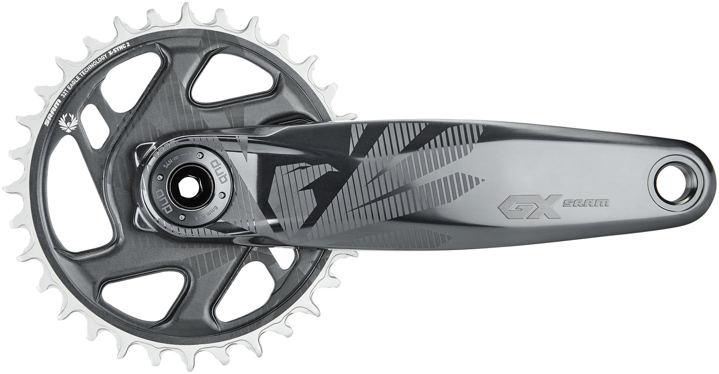 SRAM GX Eagle Boost DUB Kurbelgarnitur 12-fach 32 Zähne DM grau