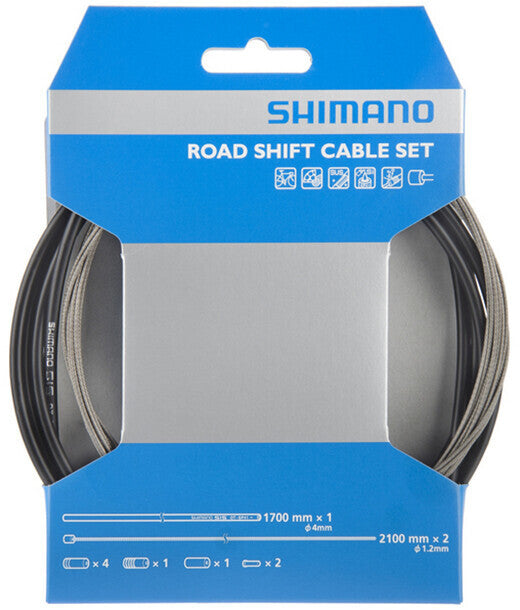 Shimano OT-SP41 Schaltzugset Road/Edelstahl schwarz