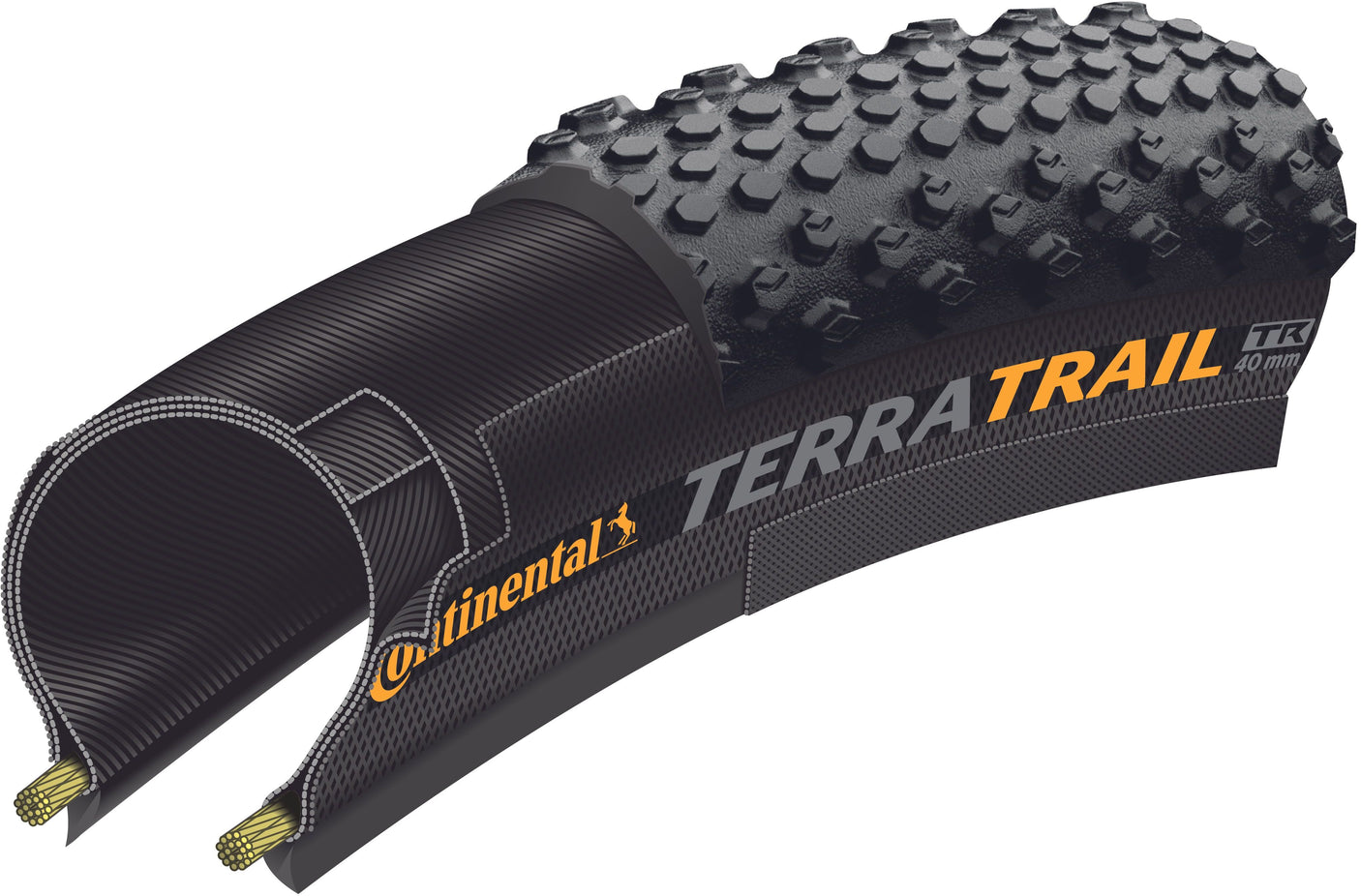 Continental Terra Trail Protection Faltreifen 27.5x1.5" E-25 TLR braun