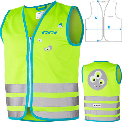 Wowow Crazy Monster Sicherheitsweste Kinder grün