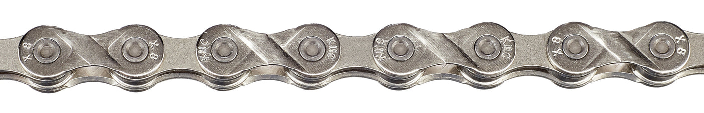 KMC X8 Kette 6-/7-/8-fach silber