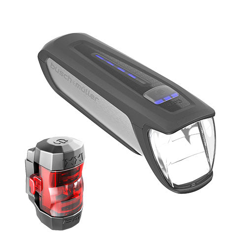 Busch + Müller Akku-Beleuchtungsset IXON CORE 2 + IXXI