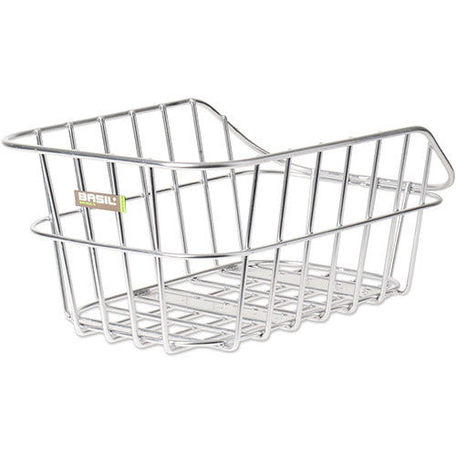 Basil Cento Alu Korb silber