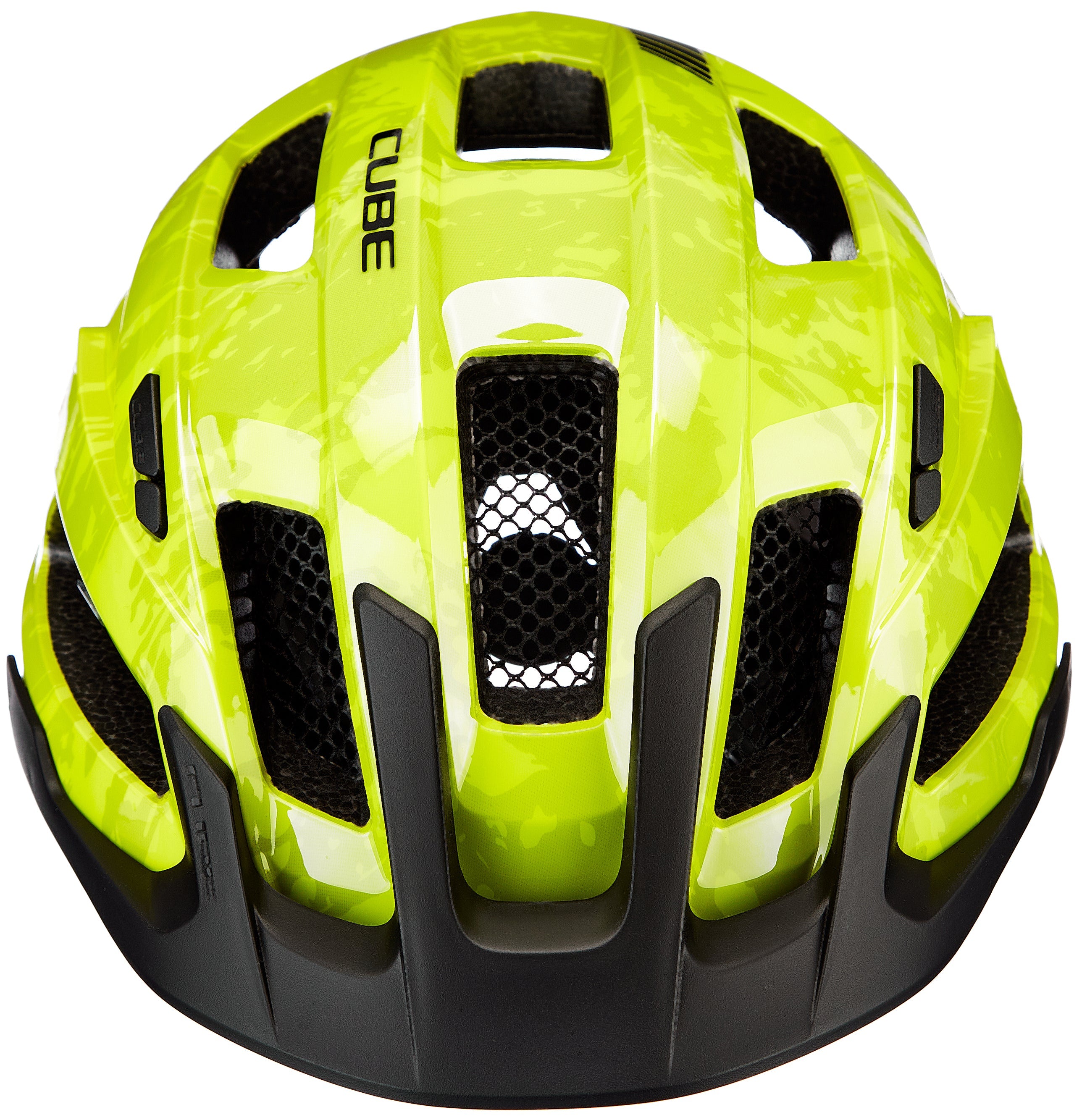 CUBE Helm STEEP glossy citrone