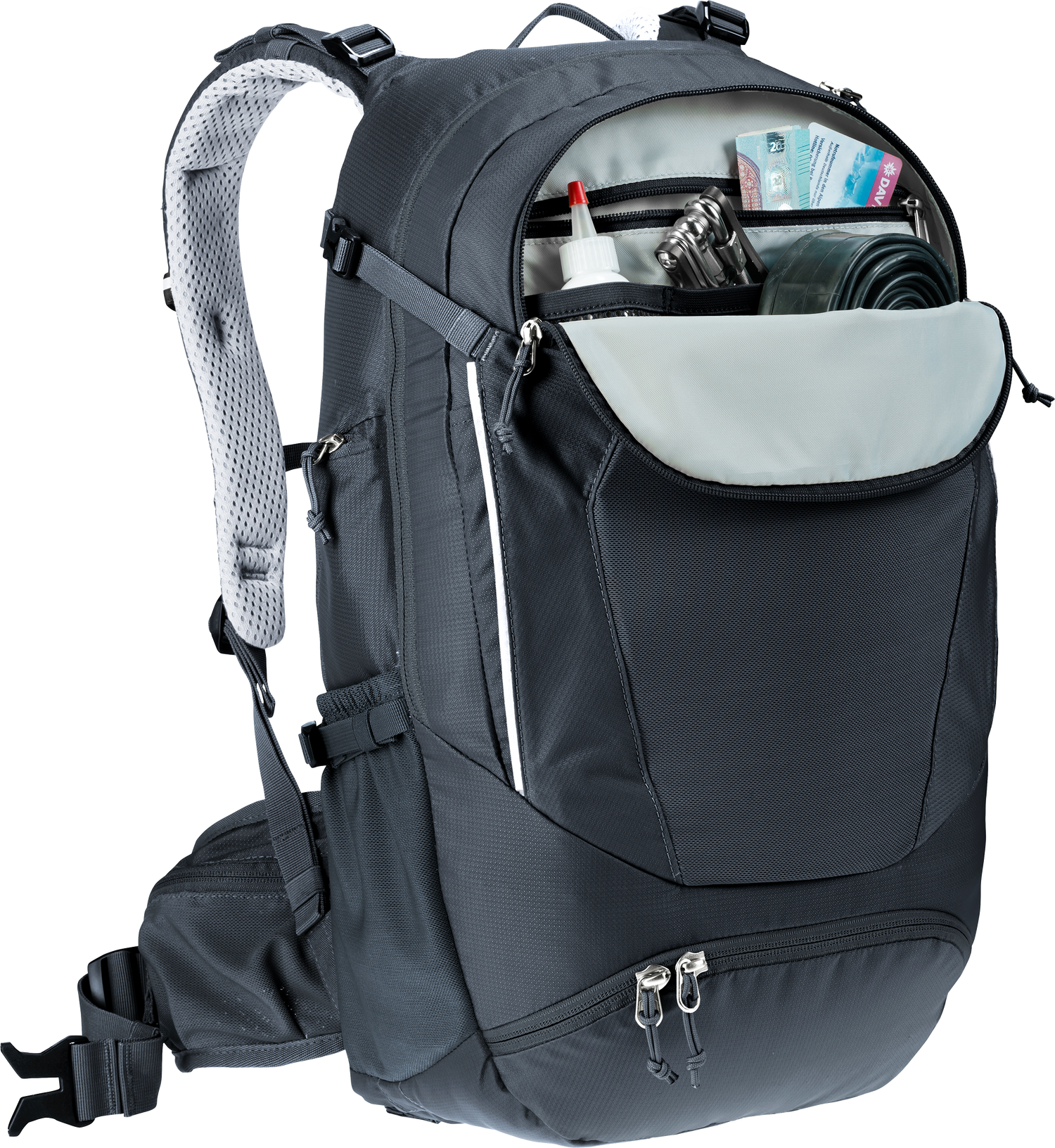 deuter Trans Alpine 24 Fahrradrucksack black
