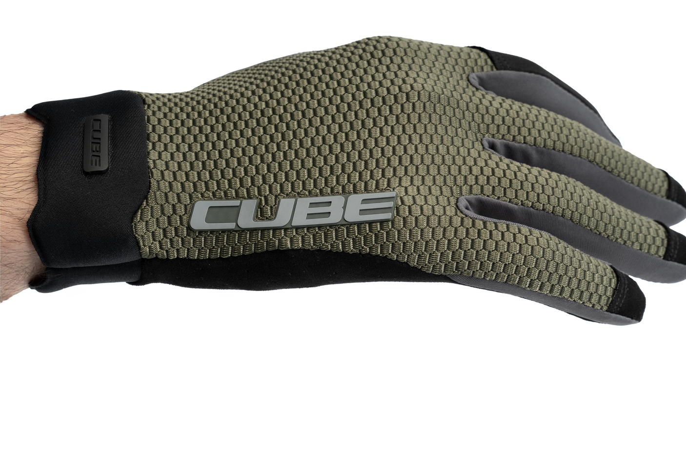 Cube Handschuhe Gravity langfinger TM olive´n´grey