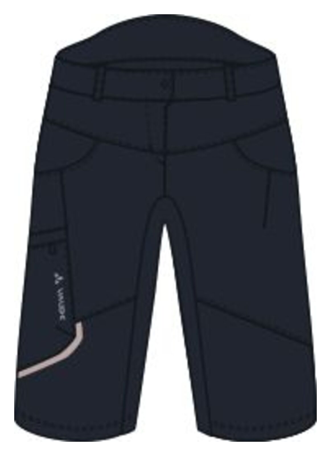 VAUDE Qimsa Shorts Damen schwarz