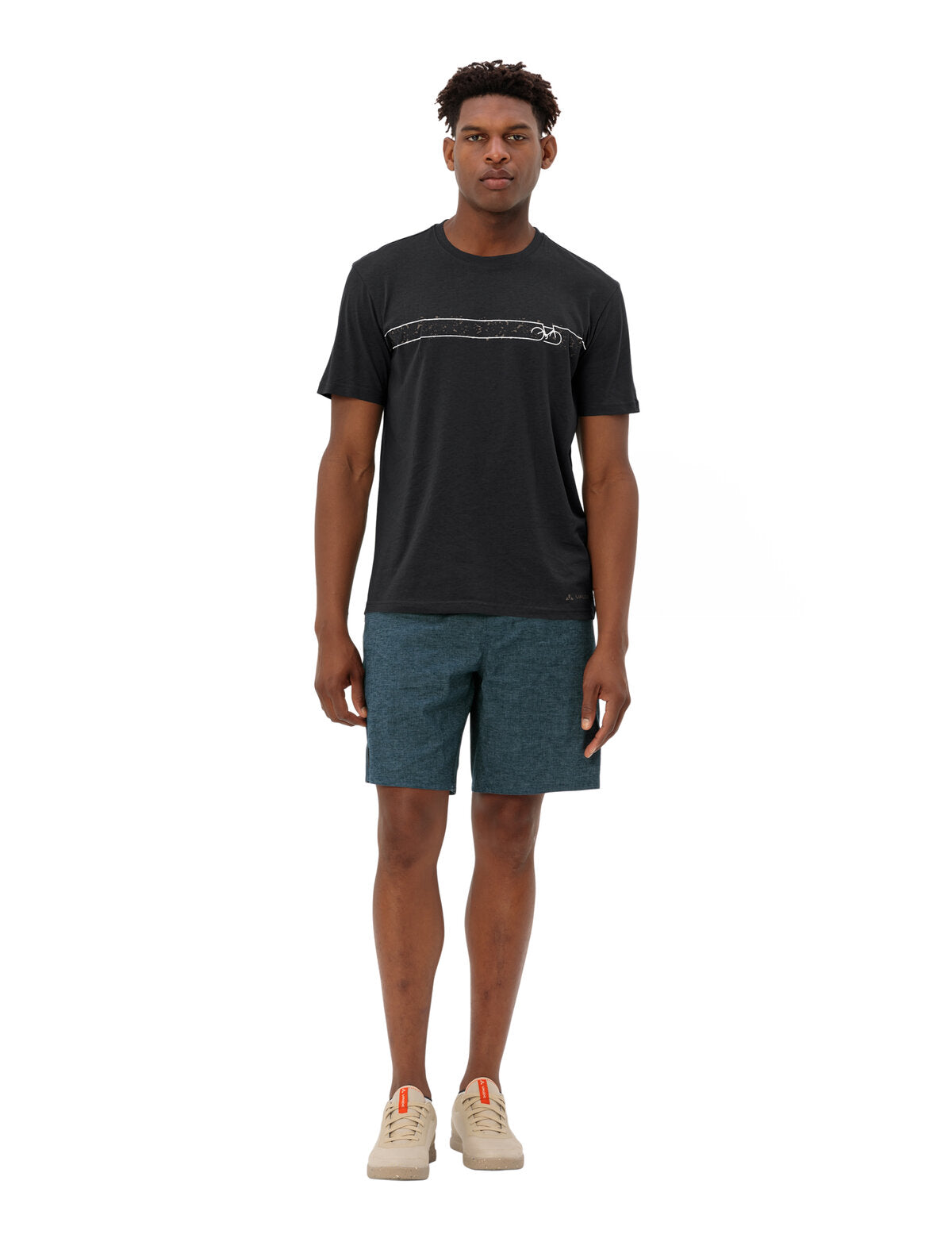 VAUDE Men's Cyclist T-Shirt V black/black