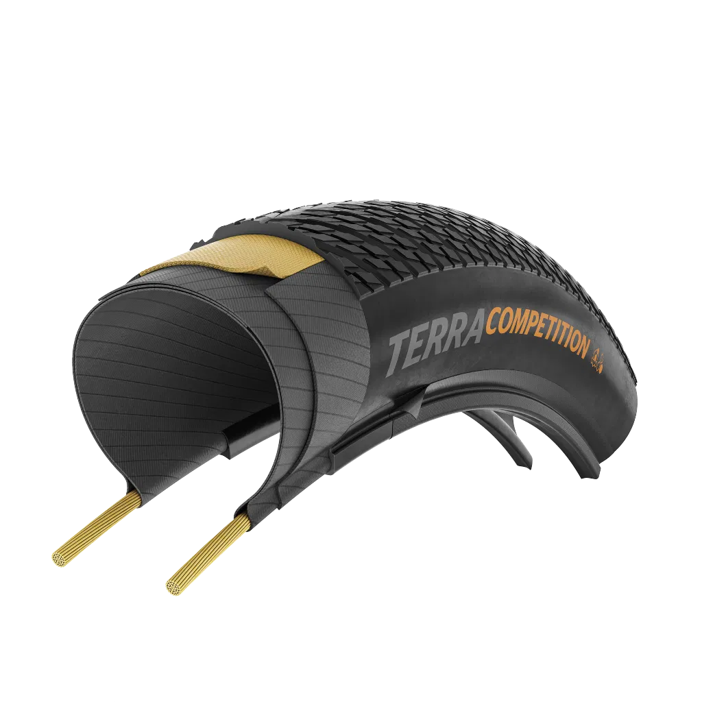 Continental Terra Competition Trail Grip E-25 28" Faltreifen schwarz/transparent