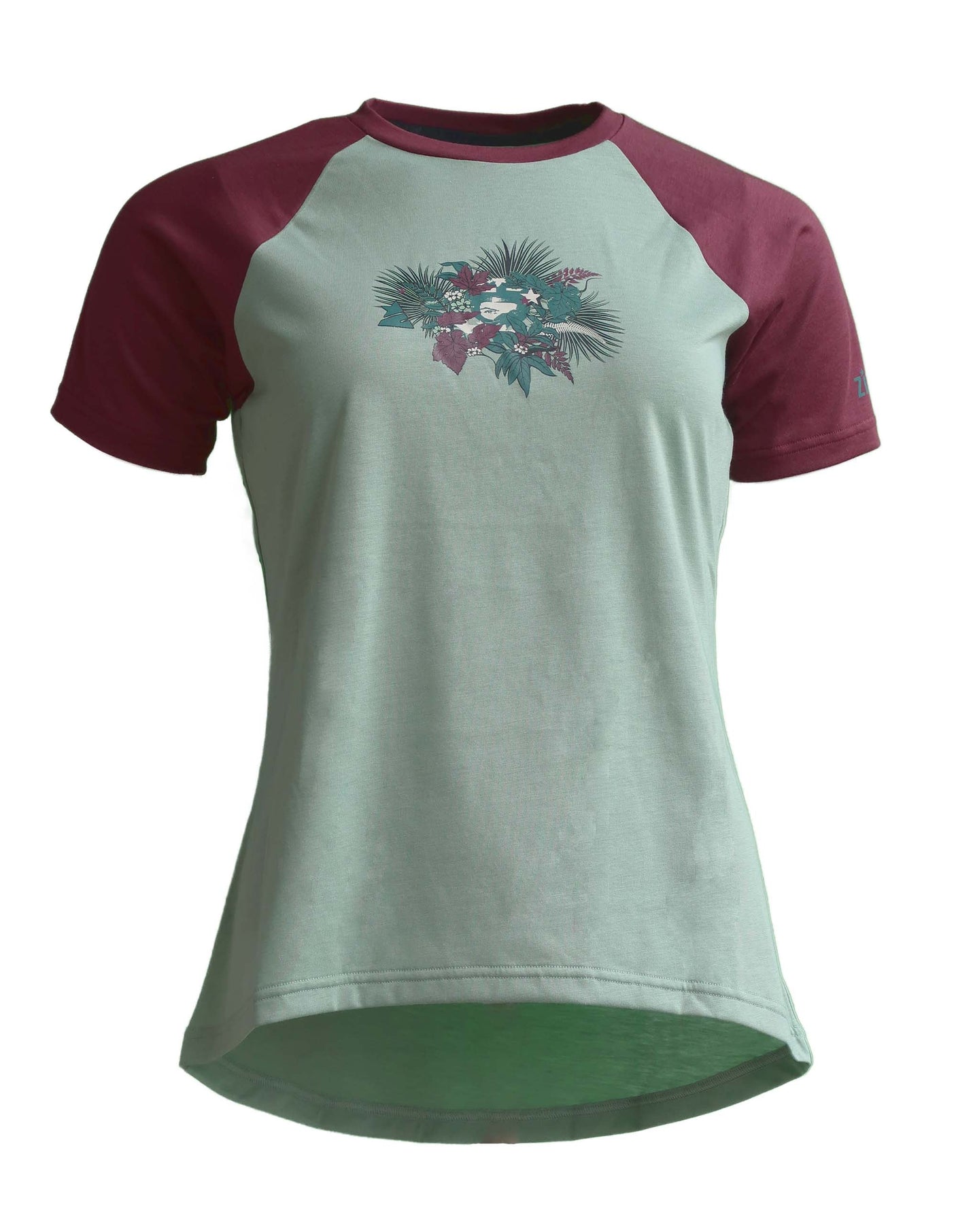 Zimtstern Riderz MTB TTee Wmns Granite Green / Windsor Wine