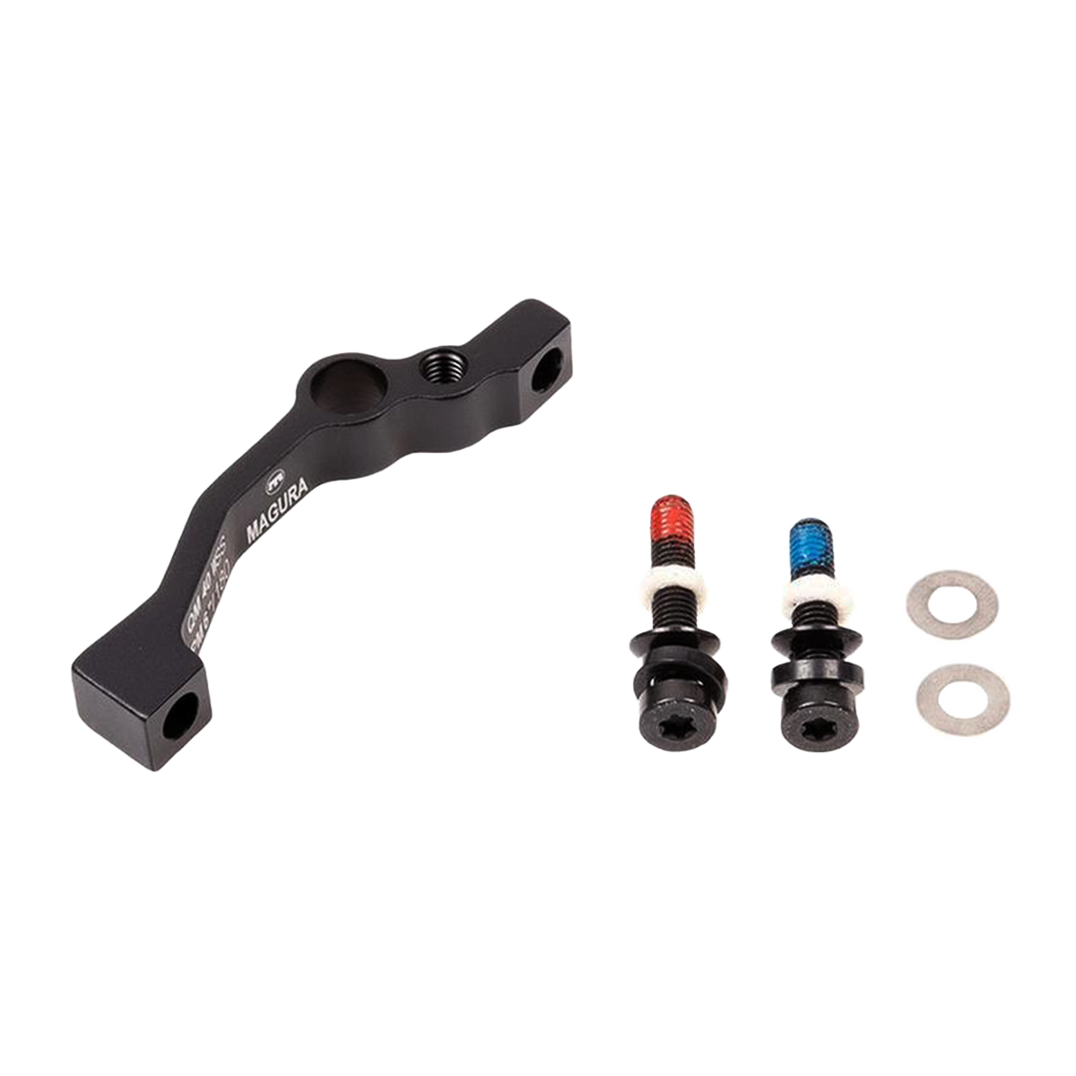 Magura QM40 CPL Adapter mit Distanzsstück/Schrauben und Scheiben schwarz