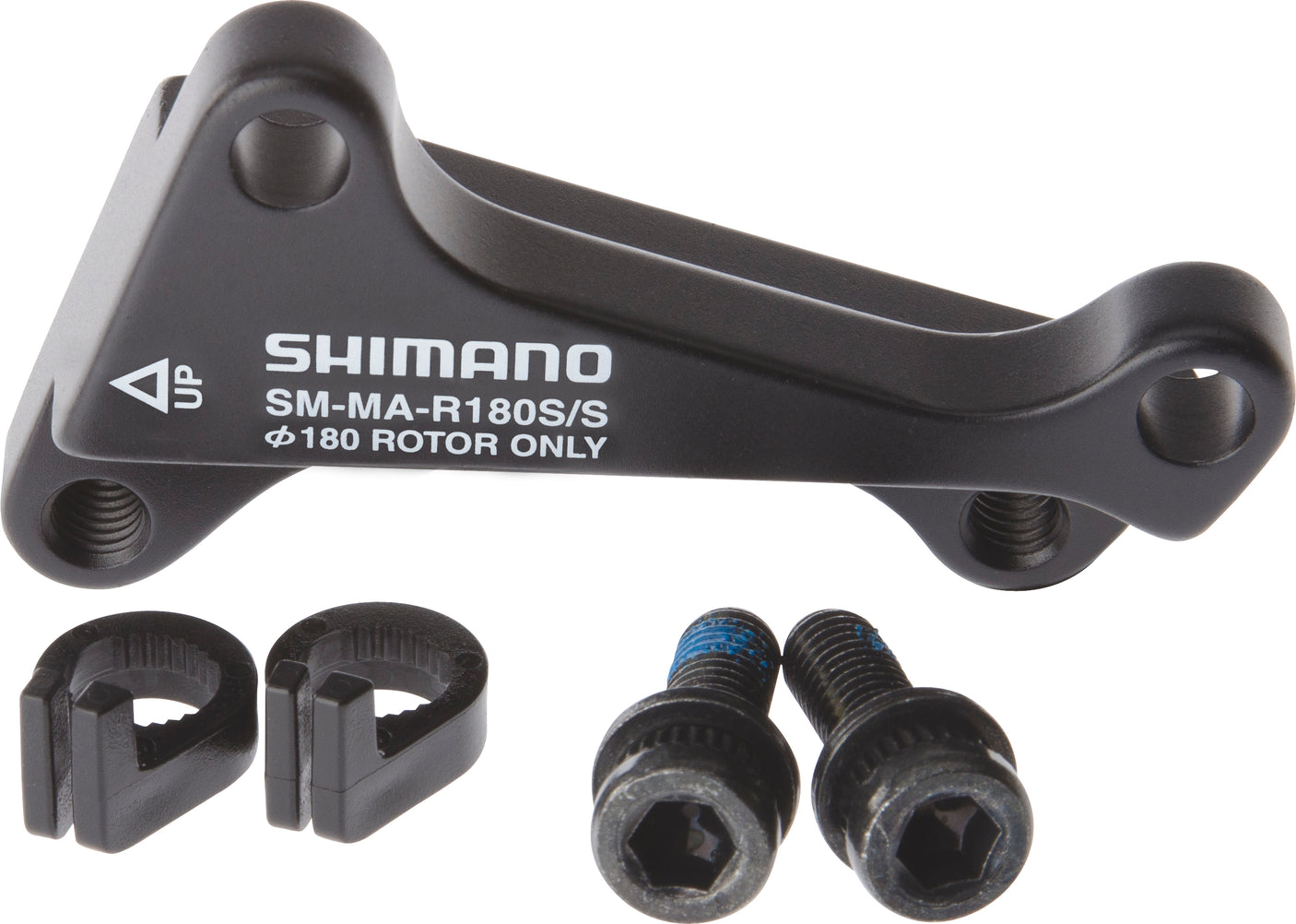 Shimano IS/IS Scheibenbremsadapter Hinterrad 180mm schwarz