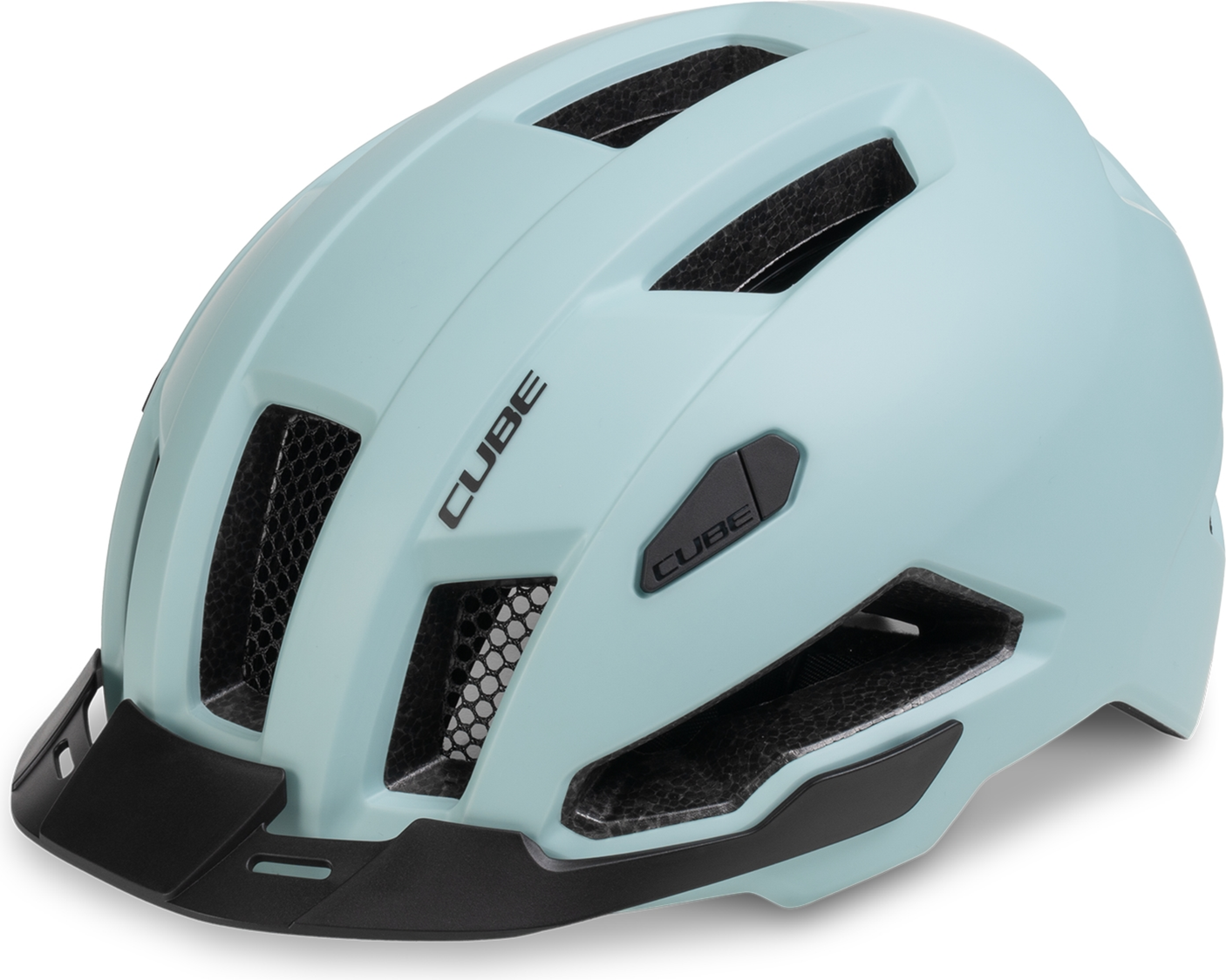 Cube Helm EVOY HYBRID skylight blue
