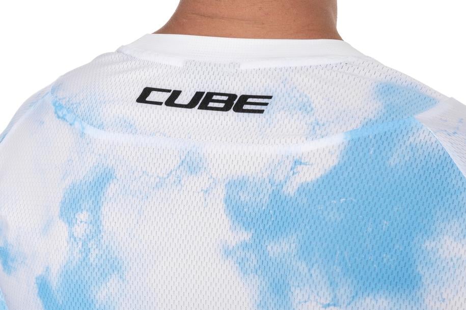 Cube MTB Trikot X Actionteam langarm topas blue