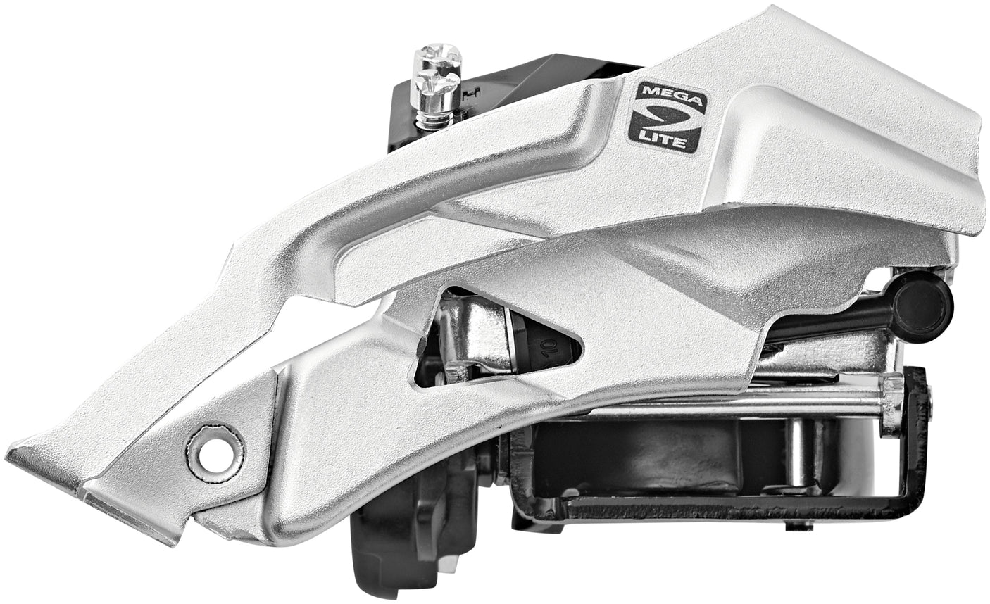 Shimano Altus FD-M2000 Umwerfer 3x9-fach Top Swing Schelle Tief silber/schwarz
