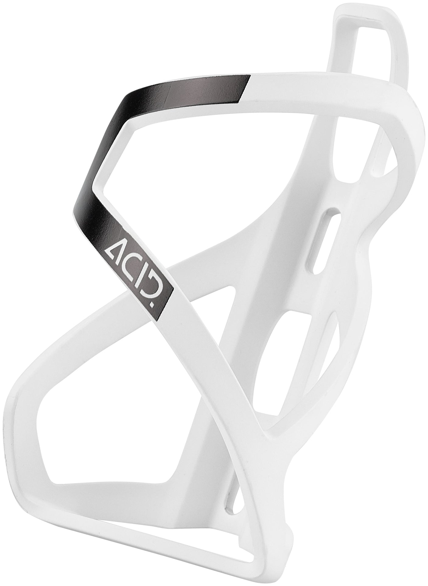ACID Flaschenhalter HPP Left-Hand Sidecage matt white´n´glossy black