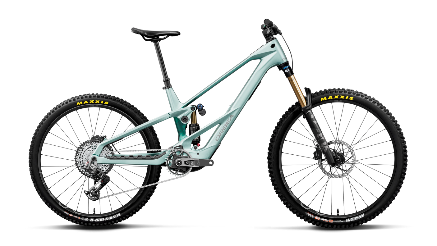 Orbea WILD LT M-TEAM RS MULLET Smooth Silver (Matt) - Escape Green C. View (Gloss) (2027)