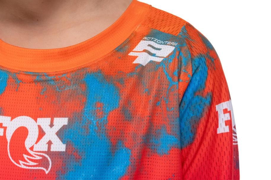 Cube MTB Trikot ROOKIE X Actionteam langarm black´n´blue