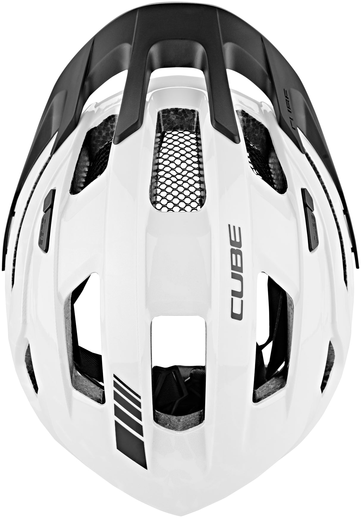 CUBE Helm STEEP glossy white