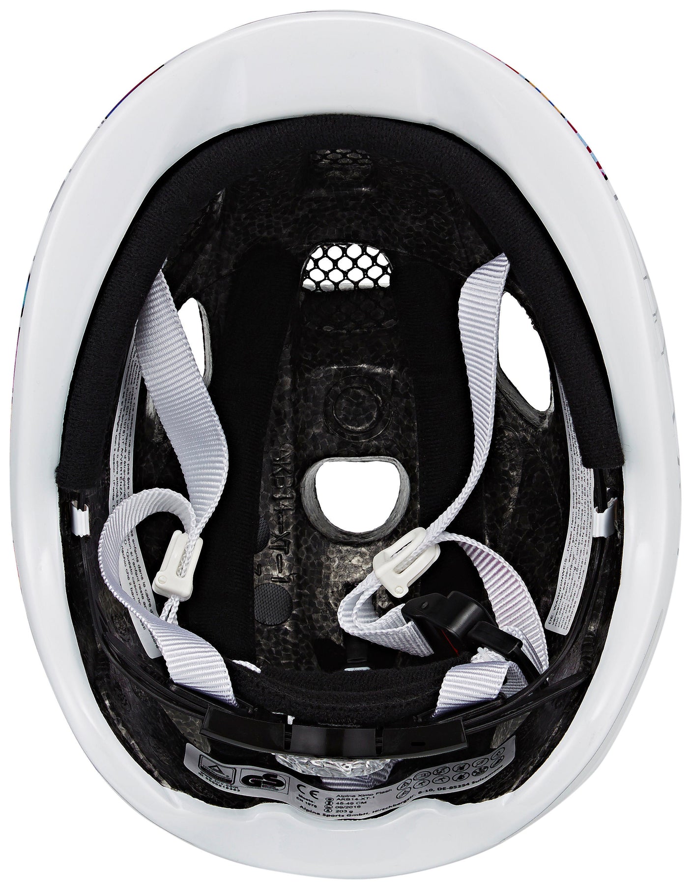 Alpina Ximo Flash Helm Kinder weiß/bunt