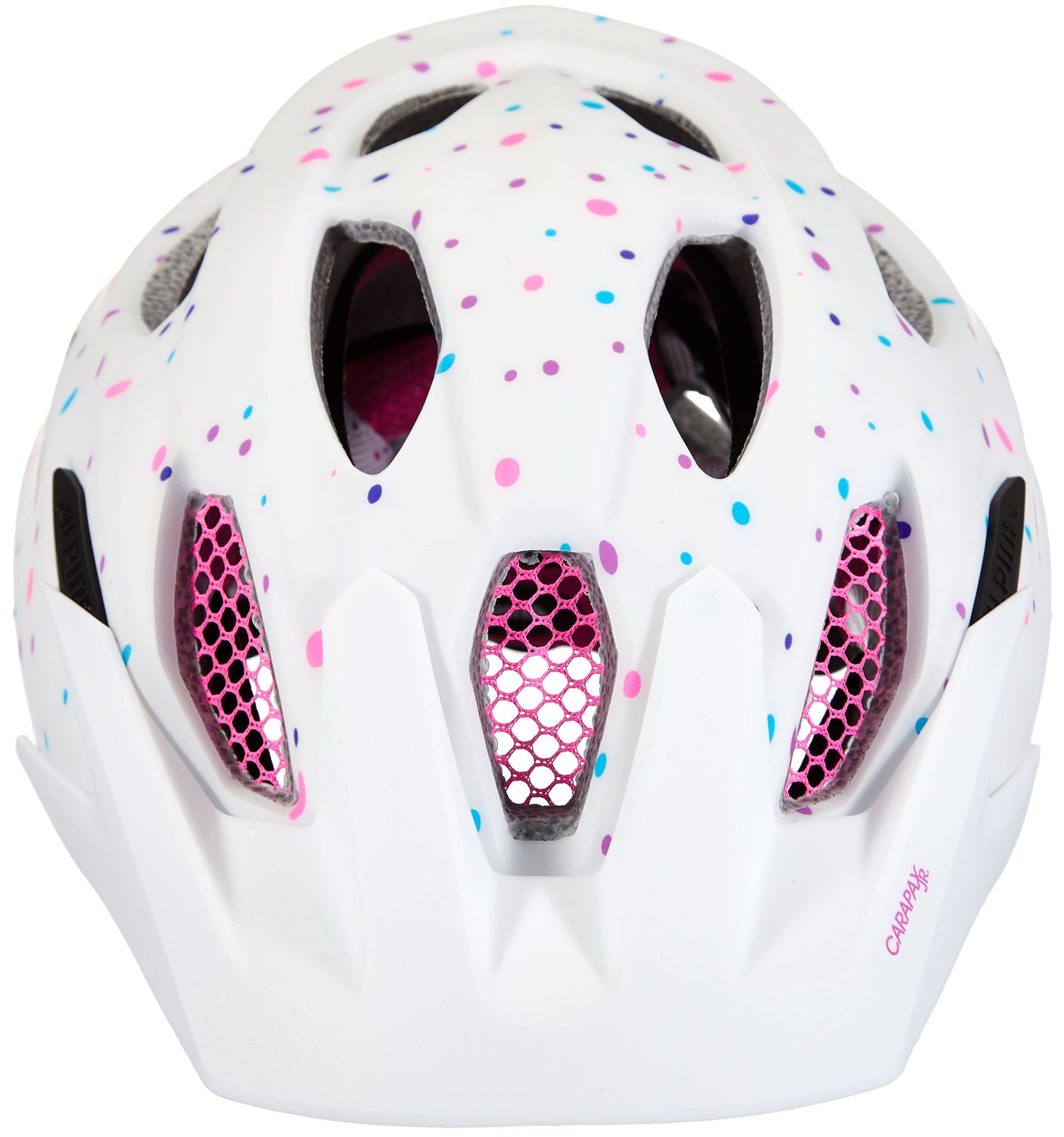 Alpina Carapax Helm Jugend weiß/bunt