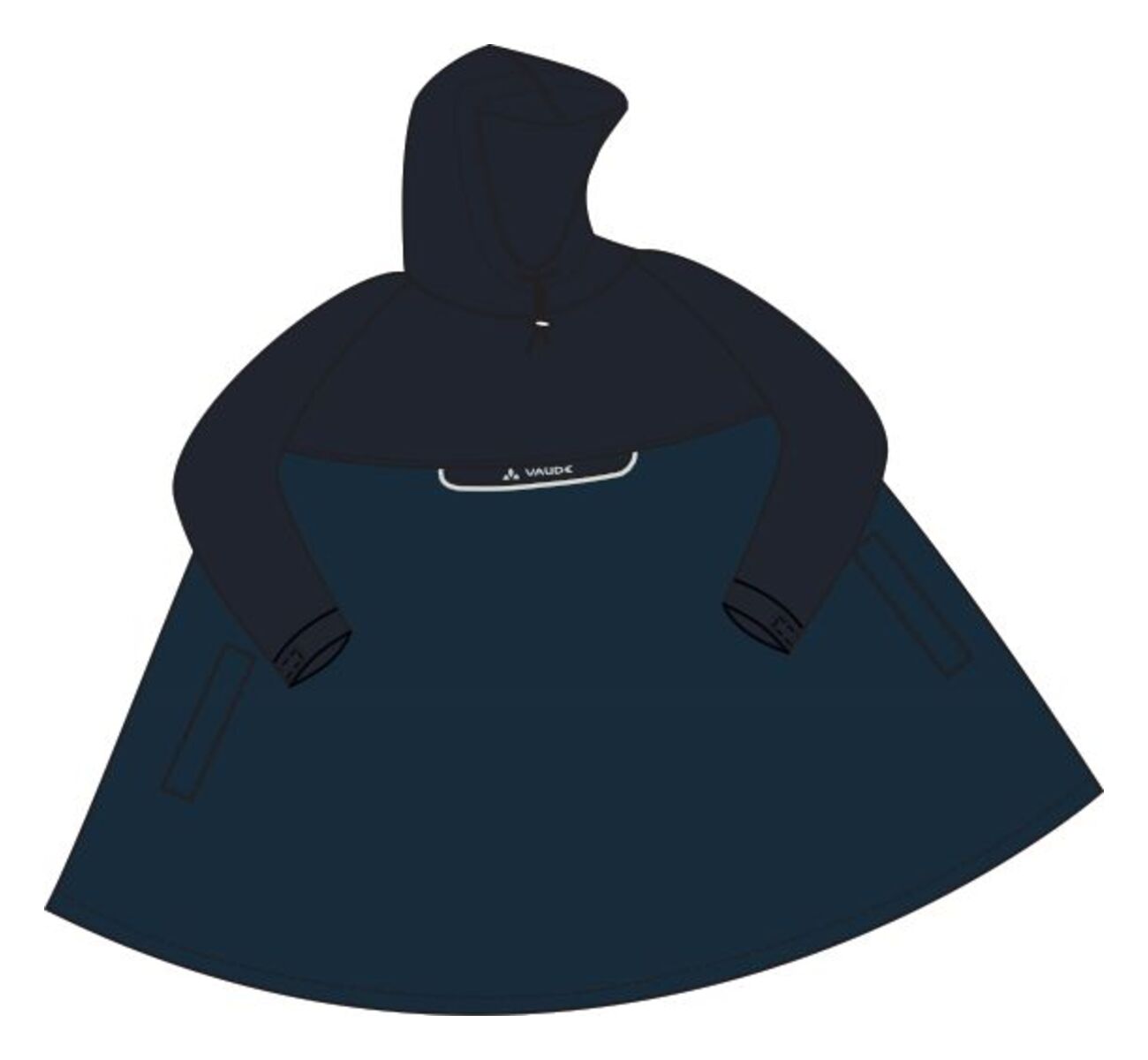 VAUDE Valero Poncho blue