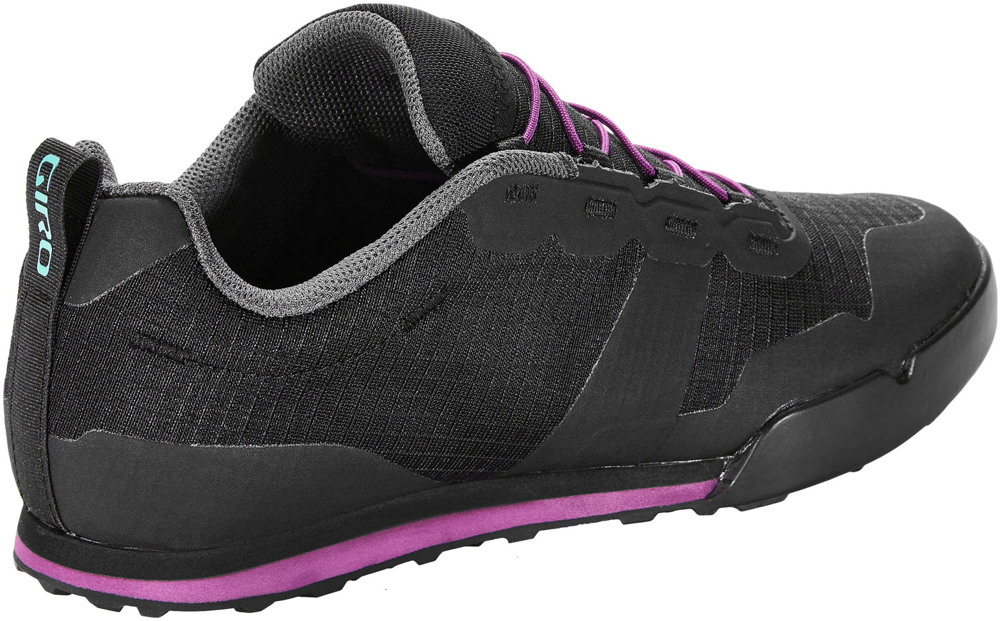 Giro Tracker W Fastlace Schuhe black/throwback purple