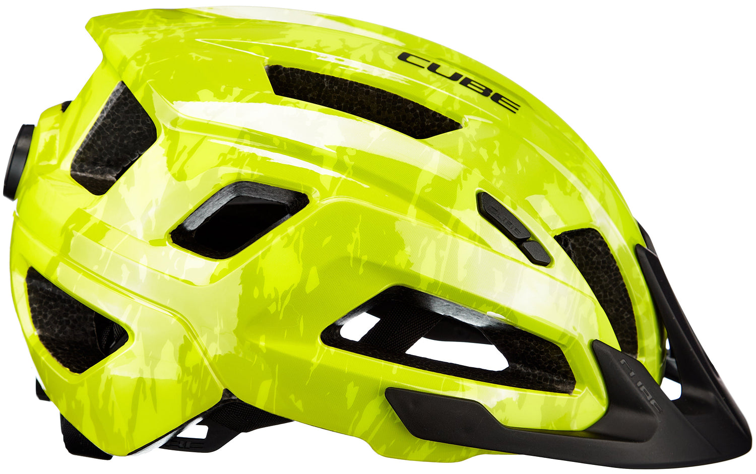 CUBE Helm STEEP glossy citrone