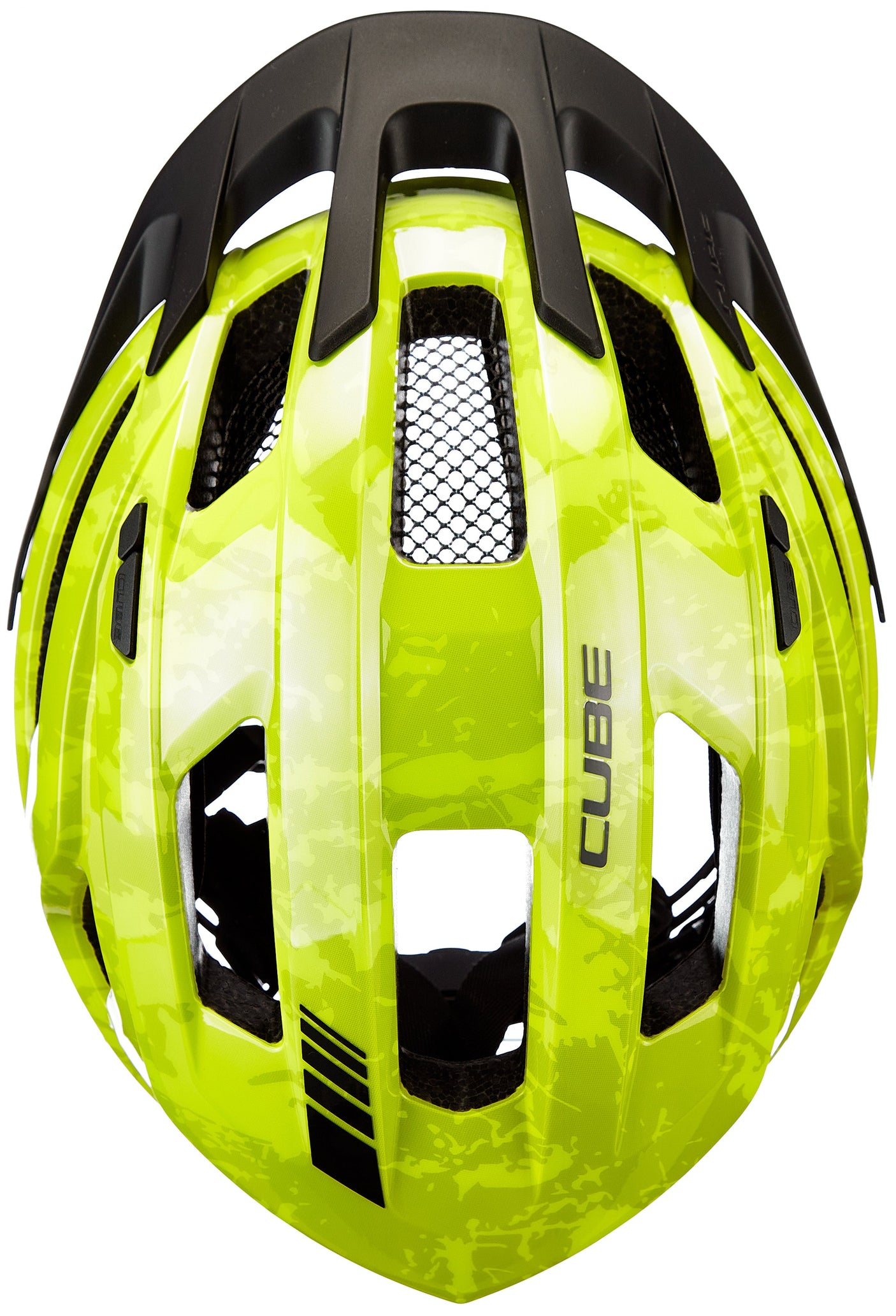 CUBE Helm STEEP glossy citrone