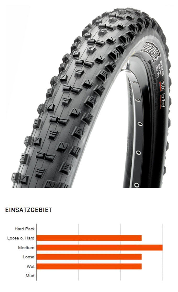 Maxxis Forekaster Faltreifen 27.5" Dual TR EXO