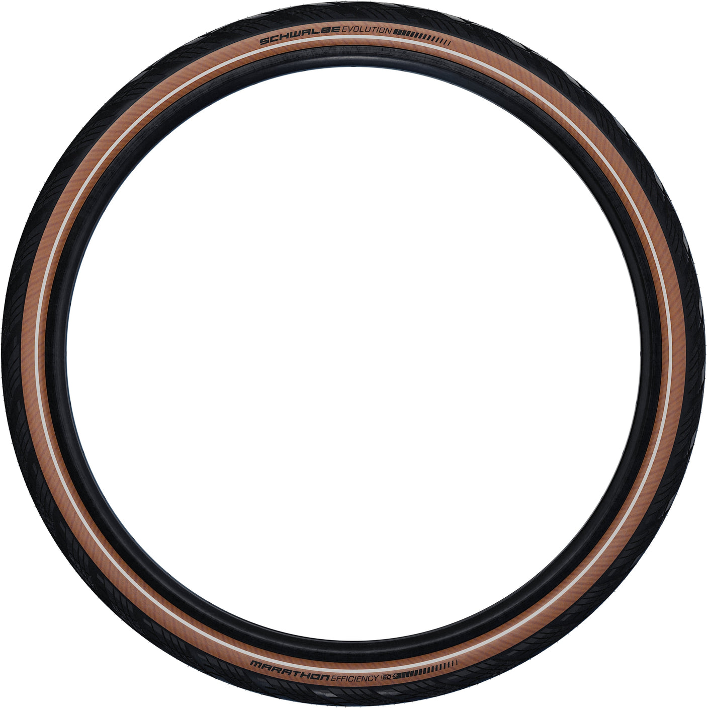 SCHWALBE Marathon Efficiency Evo Faltreifen 28x2.15" Addix Race V-Guard E-50 TLE Reflex schwarz/transparent