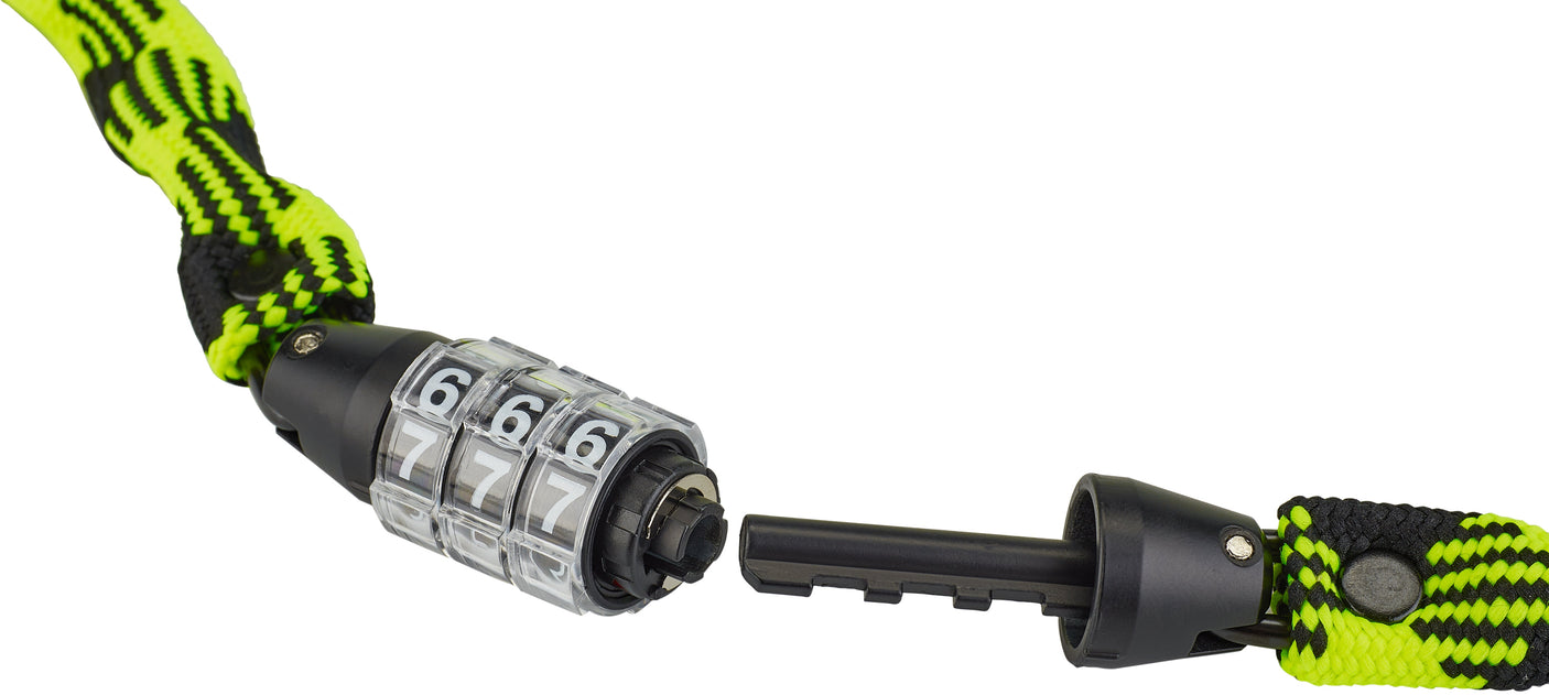 RFR Zahlenkettenschloss Style CMPT neon yellow´n´black