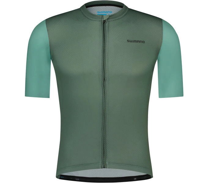 Shimano ARIA Short Sleeve Jersey Restore Green
