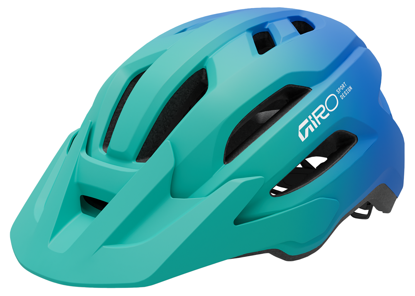 Giro Fixture Mips II Y Jugend-Helm matte green/blue