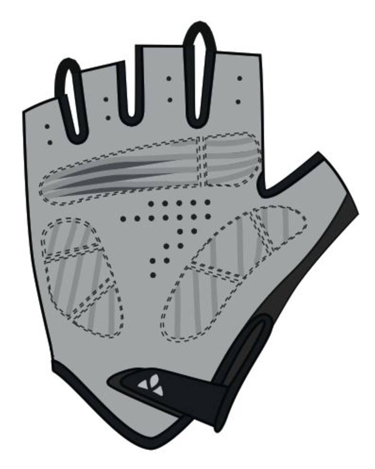VAUDE Advanced Gloves II Damen schwarz